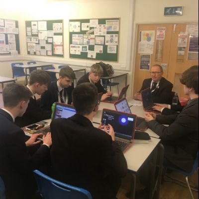 Young Enterprise Group Meet Area Manager